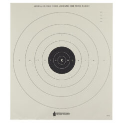 ACTION TGT BULLSEYE PAPER 100PK