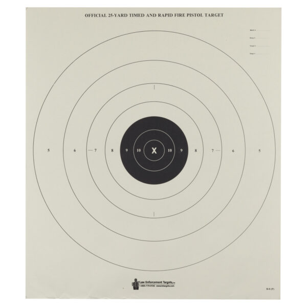 ACTION TGT BULLSEYE PAPER 100PK