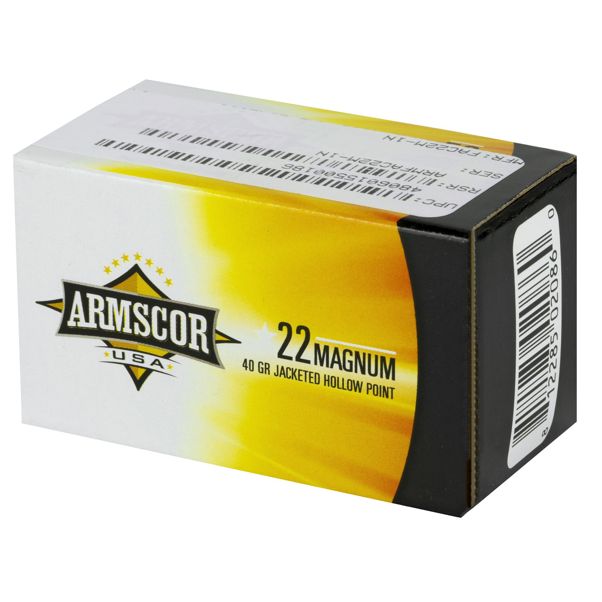 ARMSCOR 22WMR 40GR JHP 50/2000 - Image 3