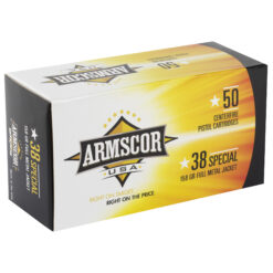 Alternative view of ARMSCOR 38SPL 158GR FMJ 50/1000
