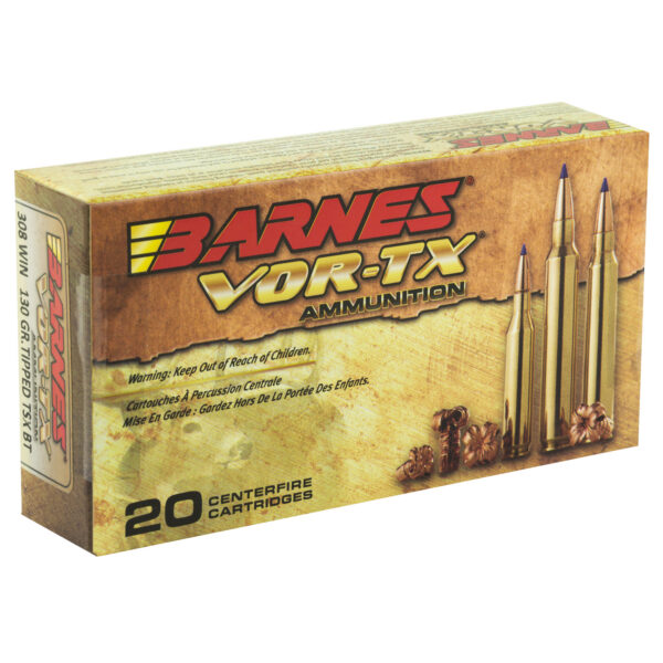Alternative view of BARNES VOR-TX 308WIN 130GR TTSX 20/2