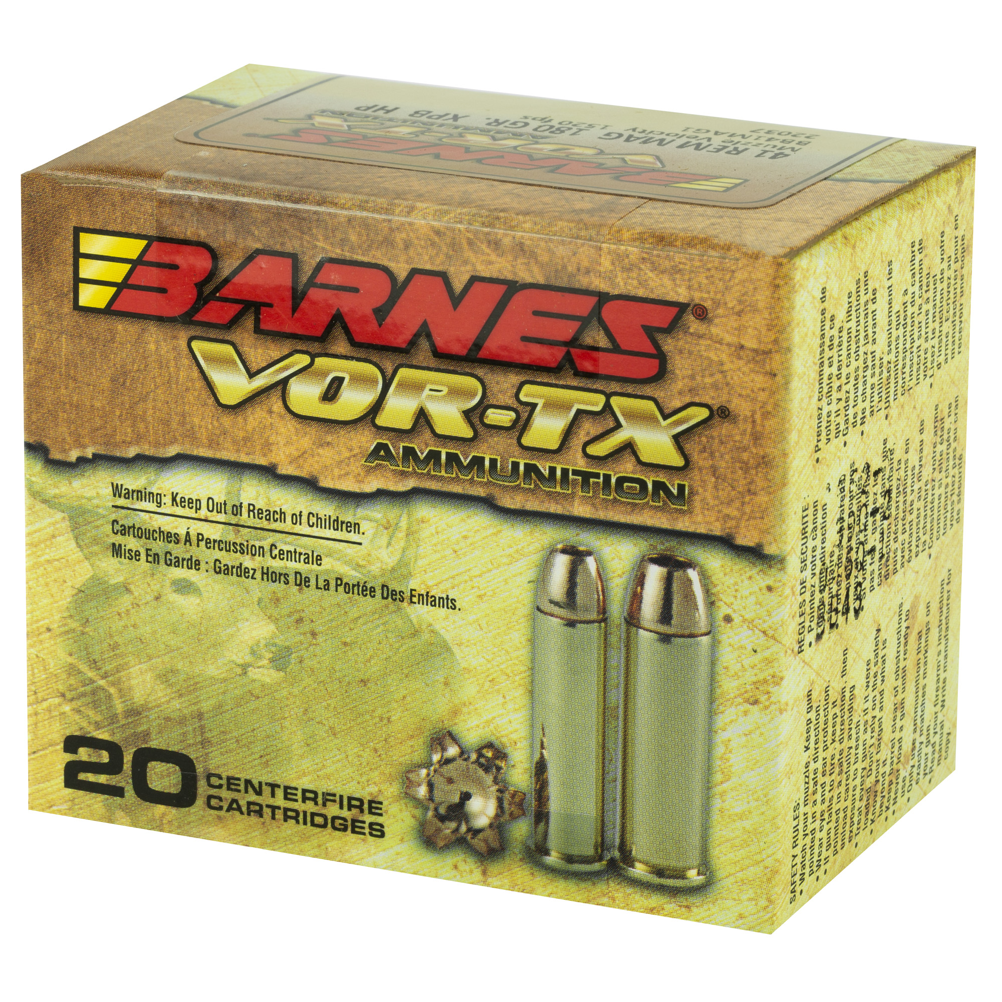 BARNES VOR-TX 41MAG 180GR XPB 20/200 - Image 3