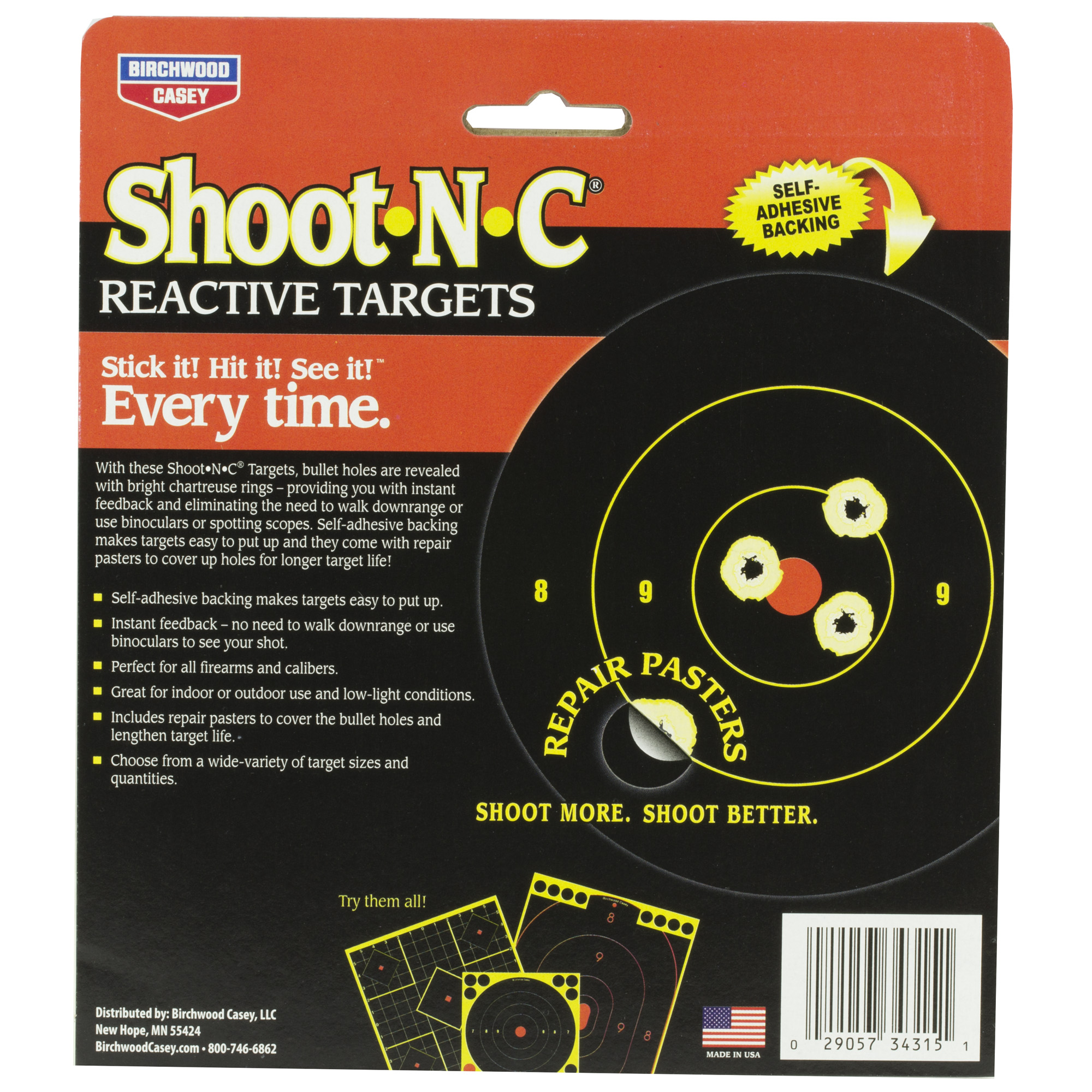 B/C SHT-N-C RND BULLSEYE TGT 48-3 - Image 3