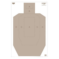 B/C EZE-SCORER IPSC TGT 100-23X35