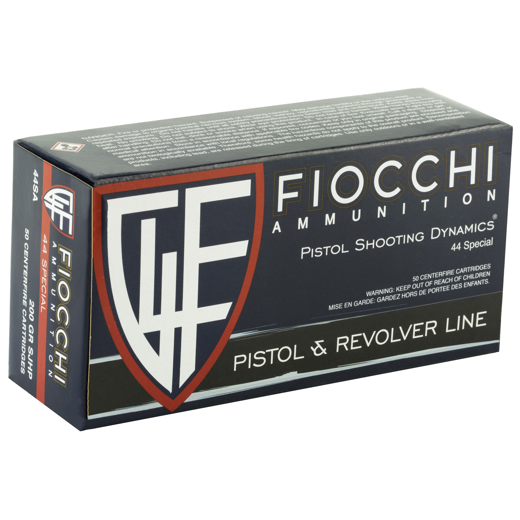 FIOCCHI 44SPL 200GR SJHP 50/500 - Image 2