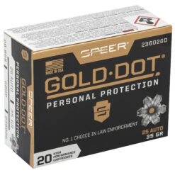 Alternative view of SPR GOLD DOT 25ACP 35GR HP 20/200