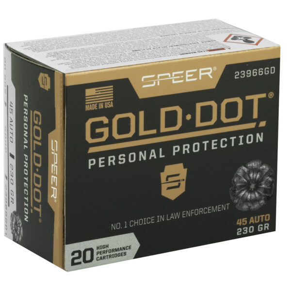 Alternative view of SPR GOLD DOT 45ACP 230GR HP 20/200