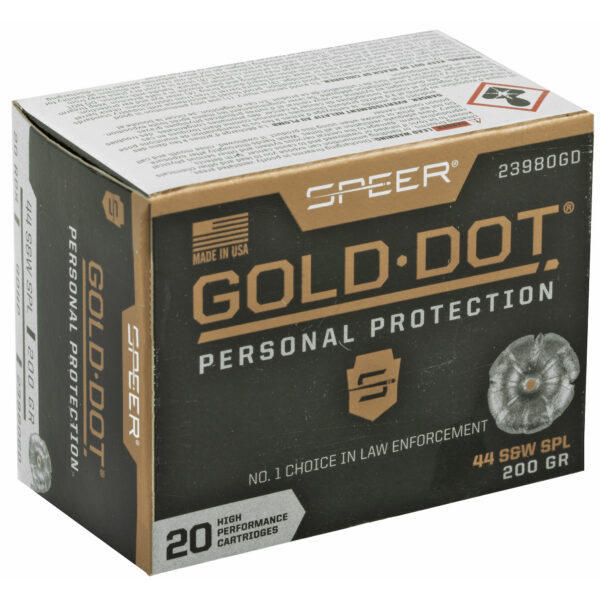 Alternative view of SPR GOLD DOT 44SPL 200GR HP 20/200