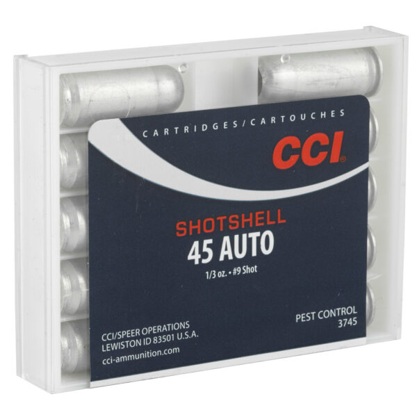 Alternative view of CCI 45ACP #9 SHOTSHELL 10/200