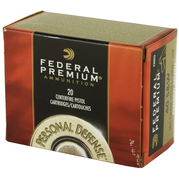 Alternative view of FED HYDRA-SHOK 40S&W 165GR 20/500
