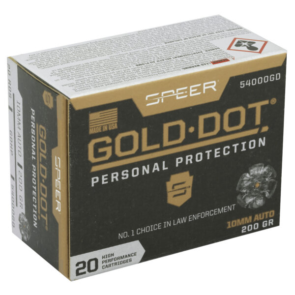 Alternative view of SPR GOLD DOT 10MM 200GR HP 20/200