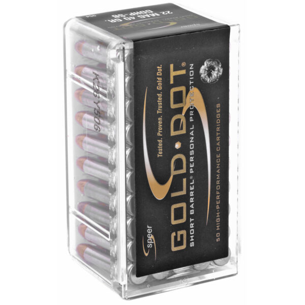 Alternative view of SPR GOLD DOT 22WMR 40GR SHRT BRL 50