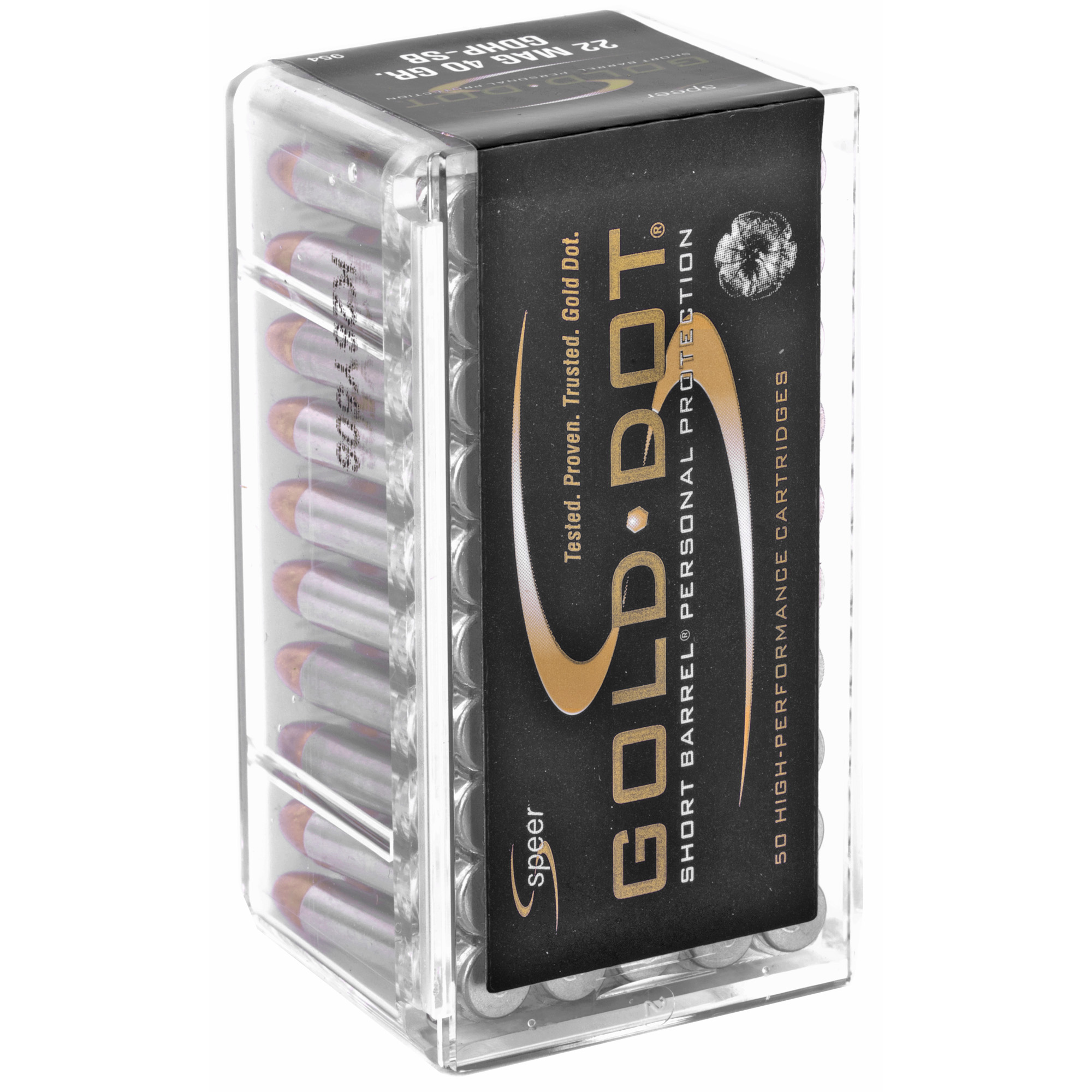 SPR GOLD DOT 22WMR 40GR SHRT BRL 50 - Image 2