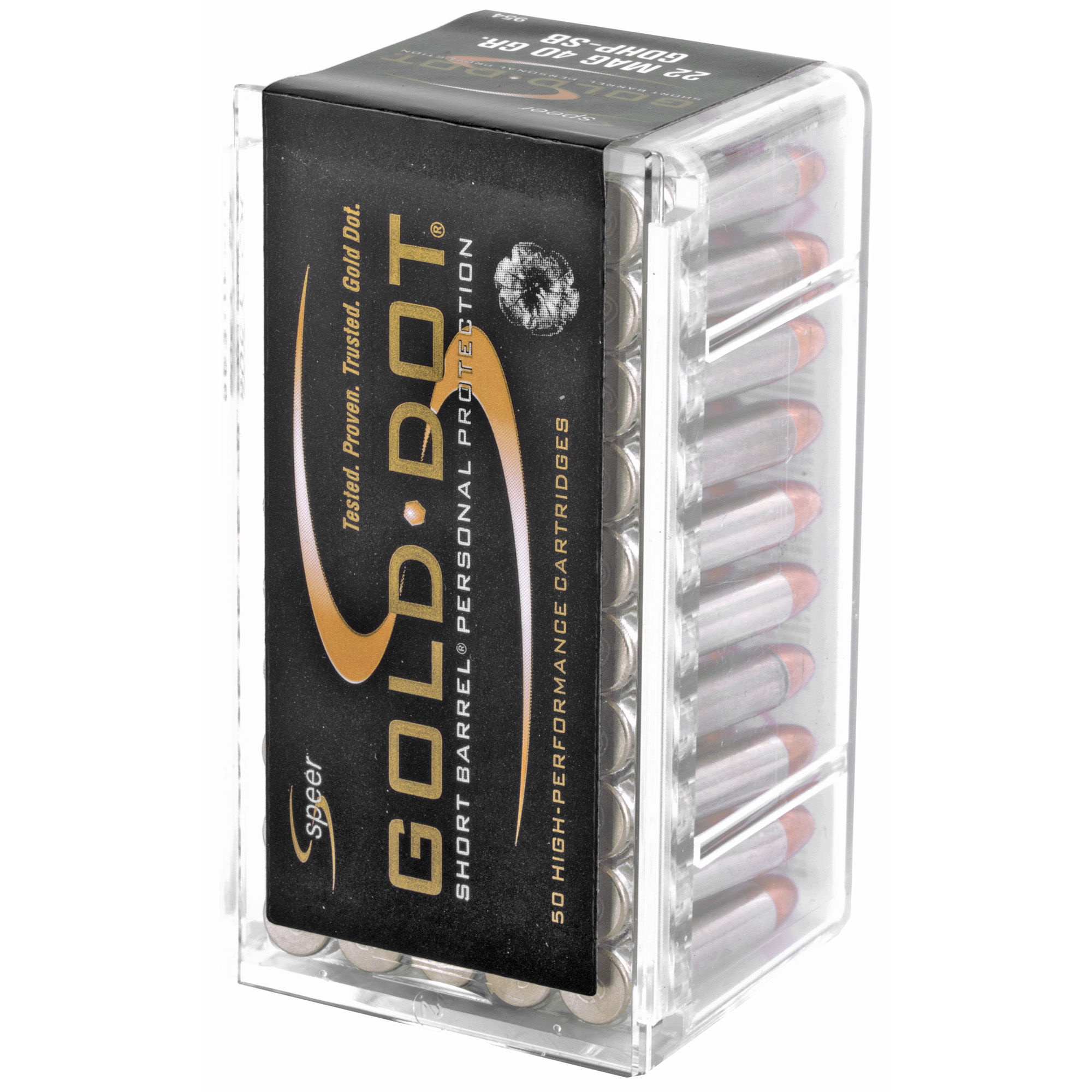 SPR GOLD DOT 22WMR 40GR SHRT BRL 50 - Image 3