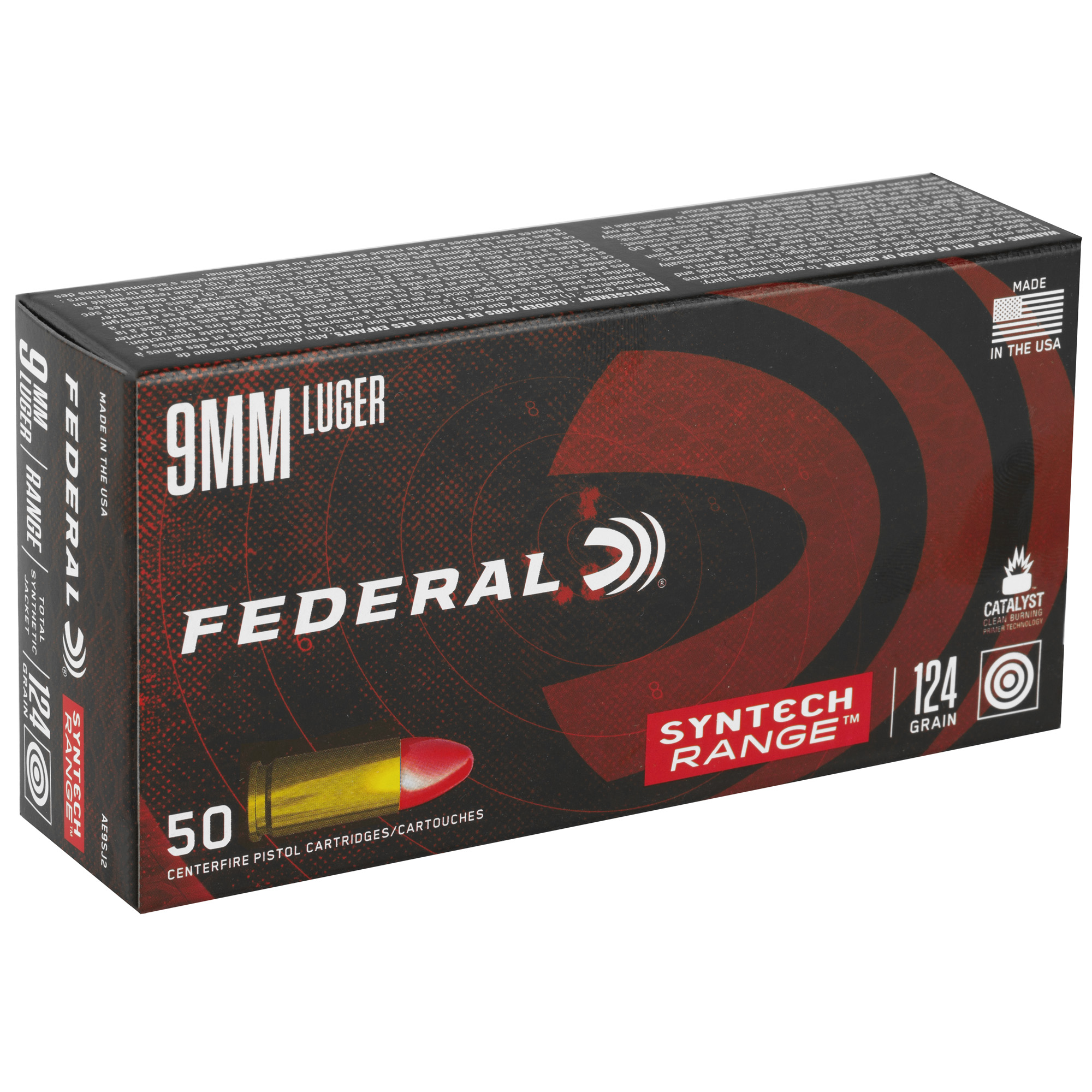 FED AE 9MM 124GR TSJ 50/500 - Image 2