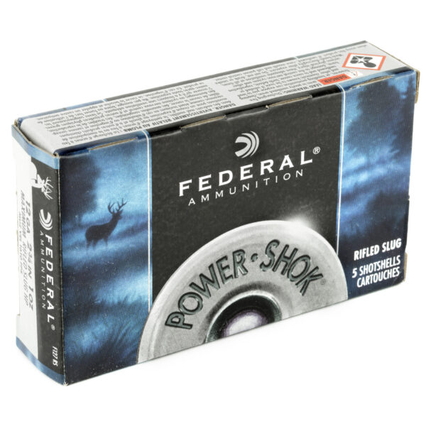 Alternative view of FED PWRSHK 12GA 2.75 RFL SLUG 5/250