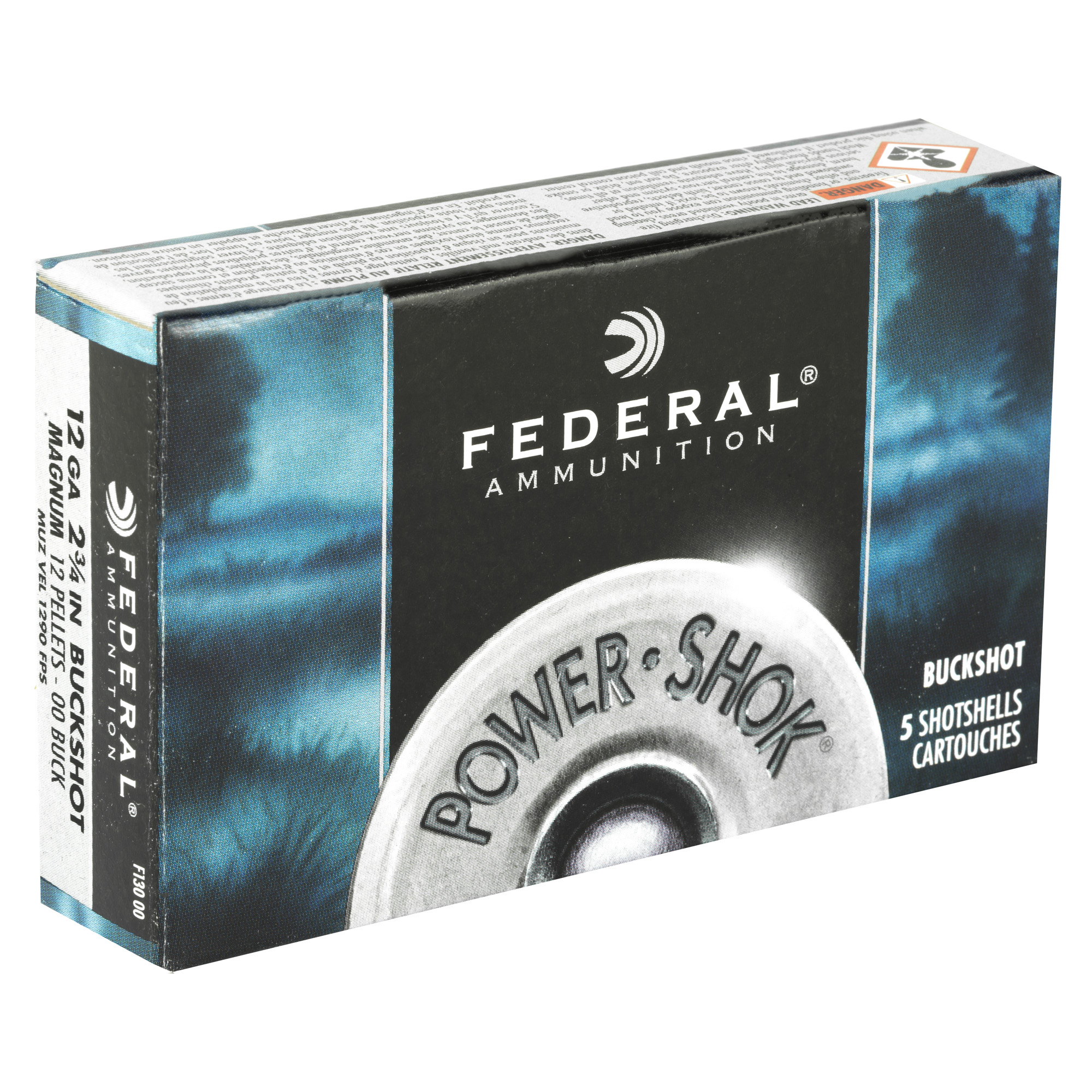 FED PWRSHK 12GA 2.75 12P 00BCK 5/250 - Image 2