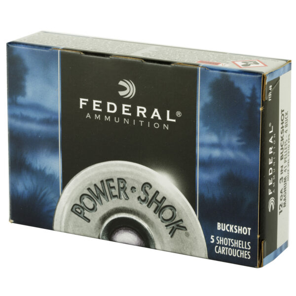 Alternative view of FED PWRSHK 12GA 3 MG #4 BCK 5/250
