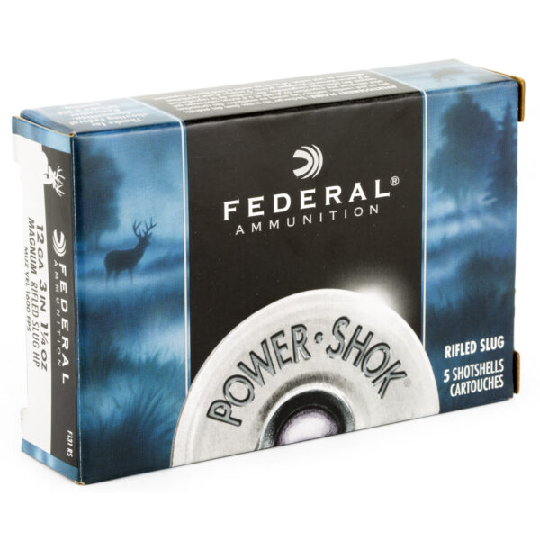 Alternative view of FED PWRSHK 12GA 3 MG RFL SLUG 5/250