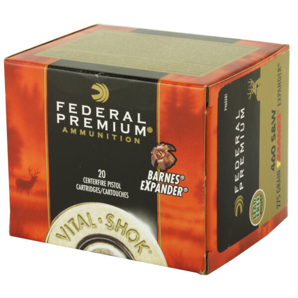 Alternative view of FED PRM 460S&W 275GR BRNS EXP 20/200