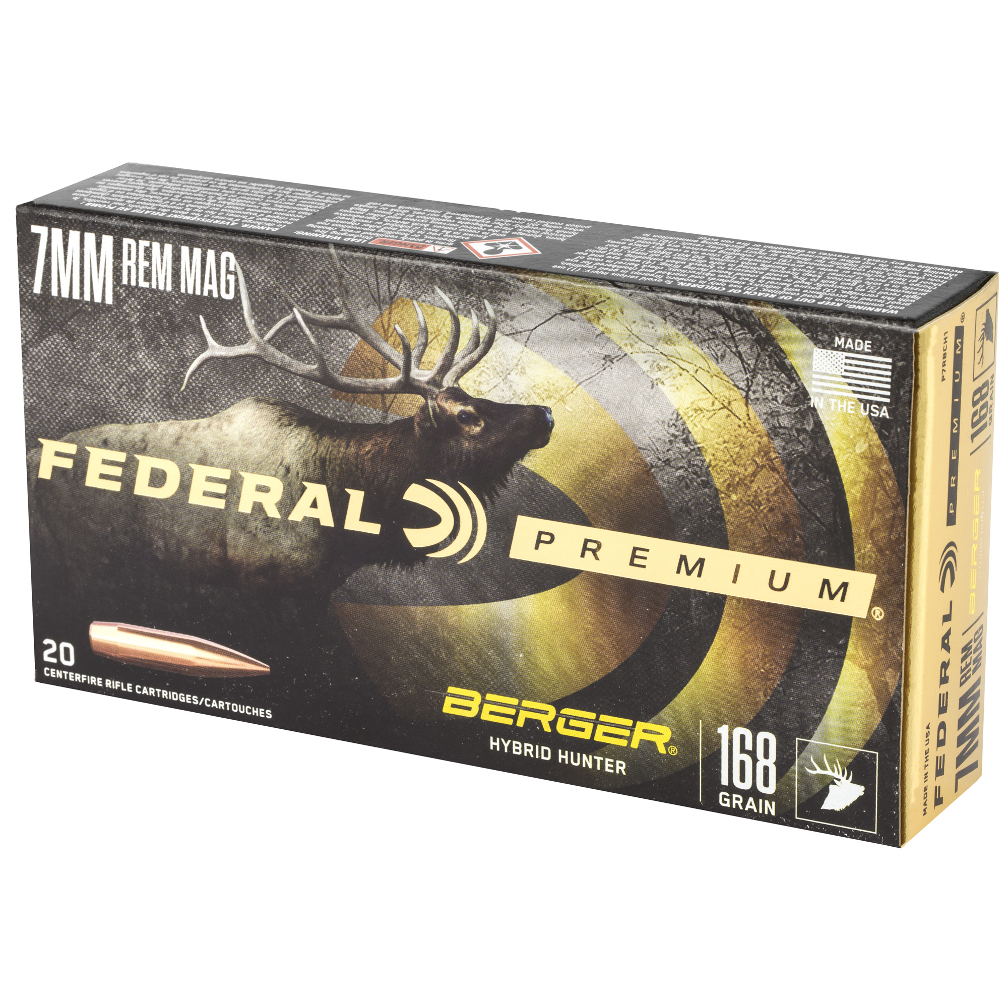 FED PRM 7MM MAG 168GR HYB HR 20/200 - Image 3