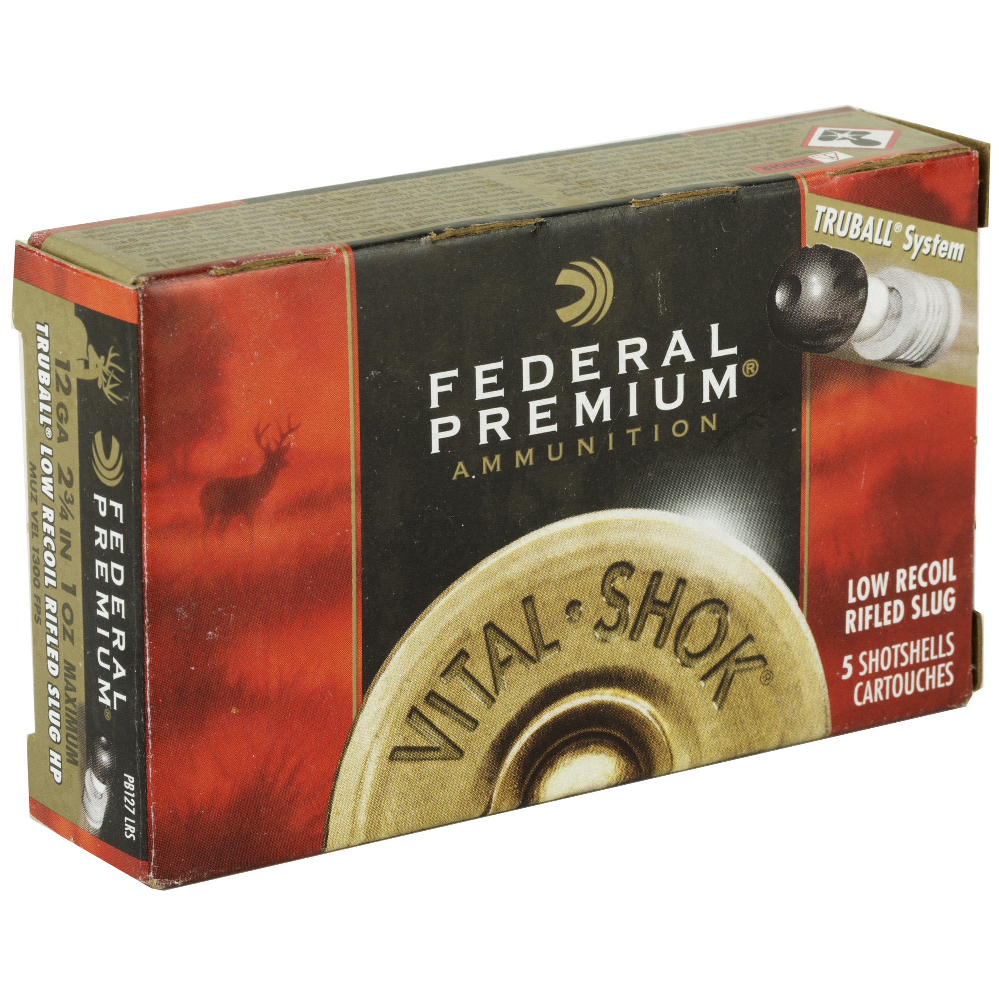 FED PRM 12GA 2.75 LOW RCL SLG 5/250