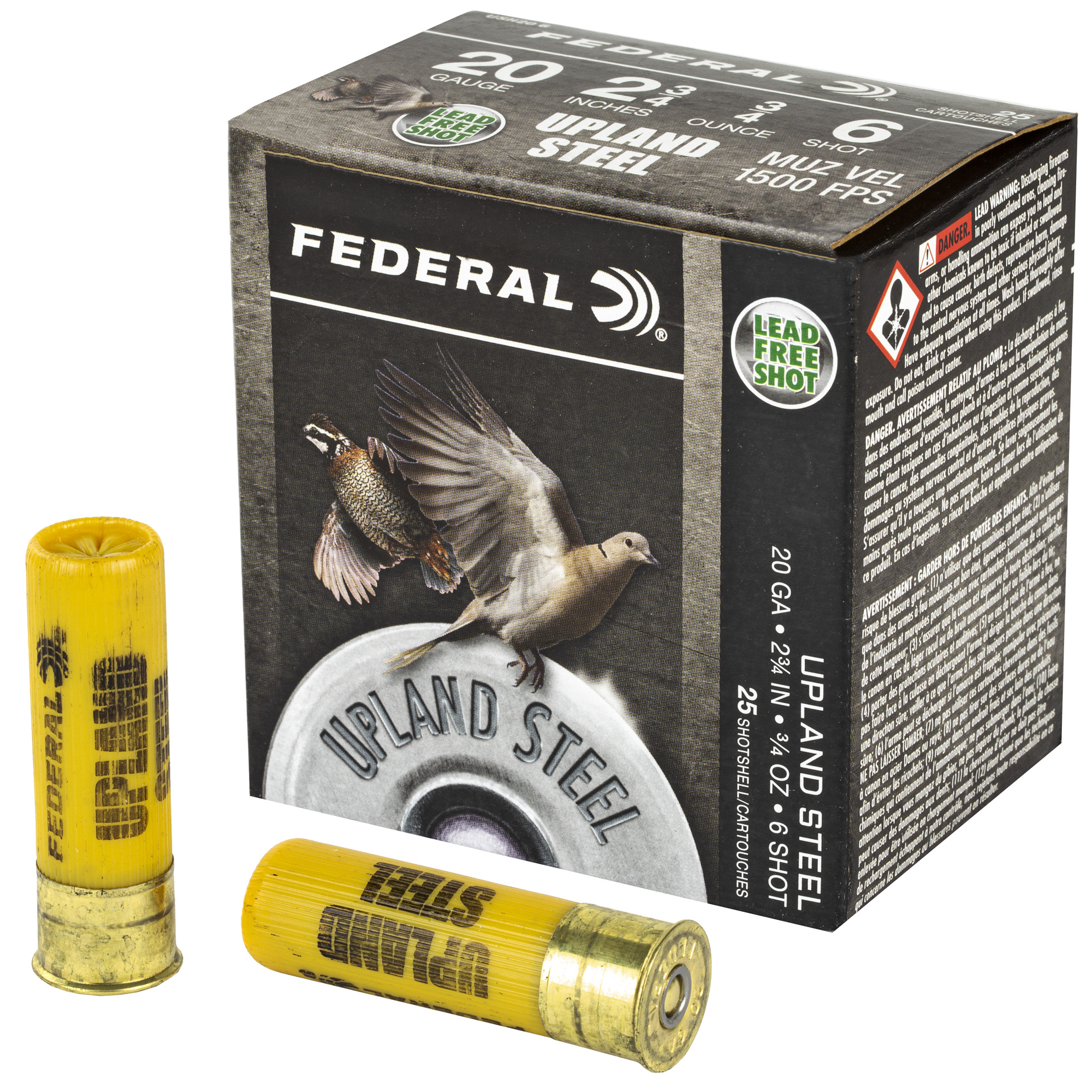 FED UPLND STL 20GA 2.75 #6 25/250