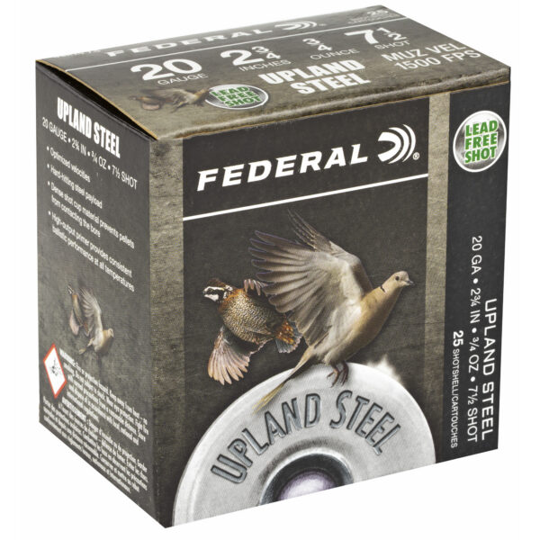 Alternative view of FED UPLND STL 20GA 2.75 #7.5 25/250
