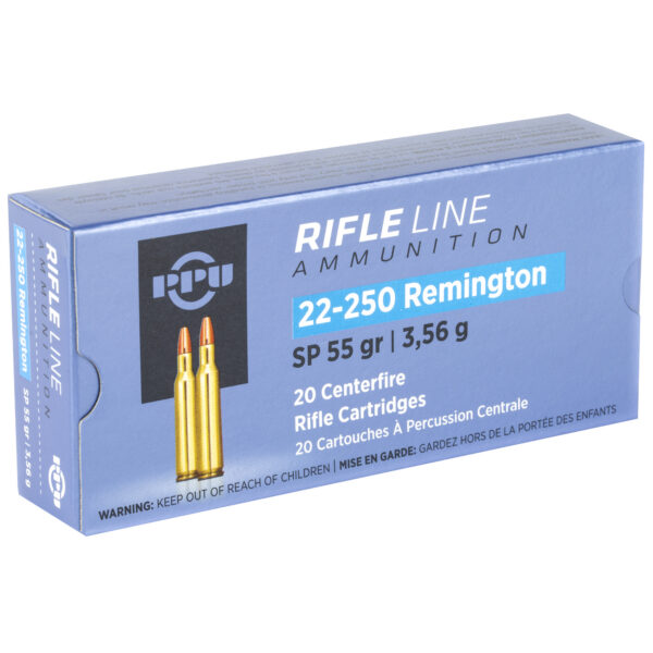 Alternative view of PPU 22-250REM SP 55GR 20/200