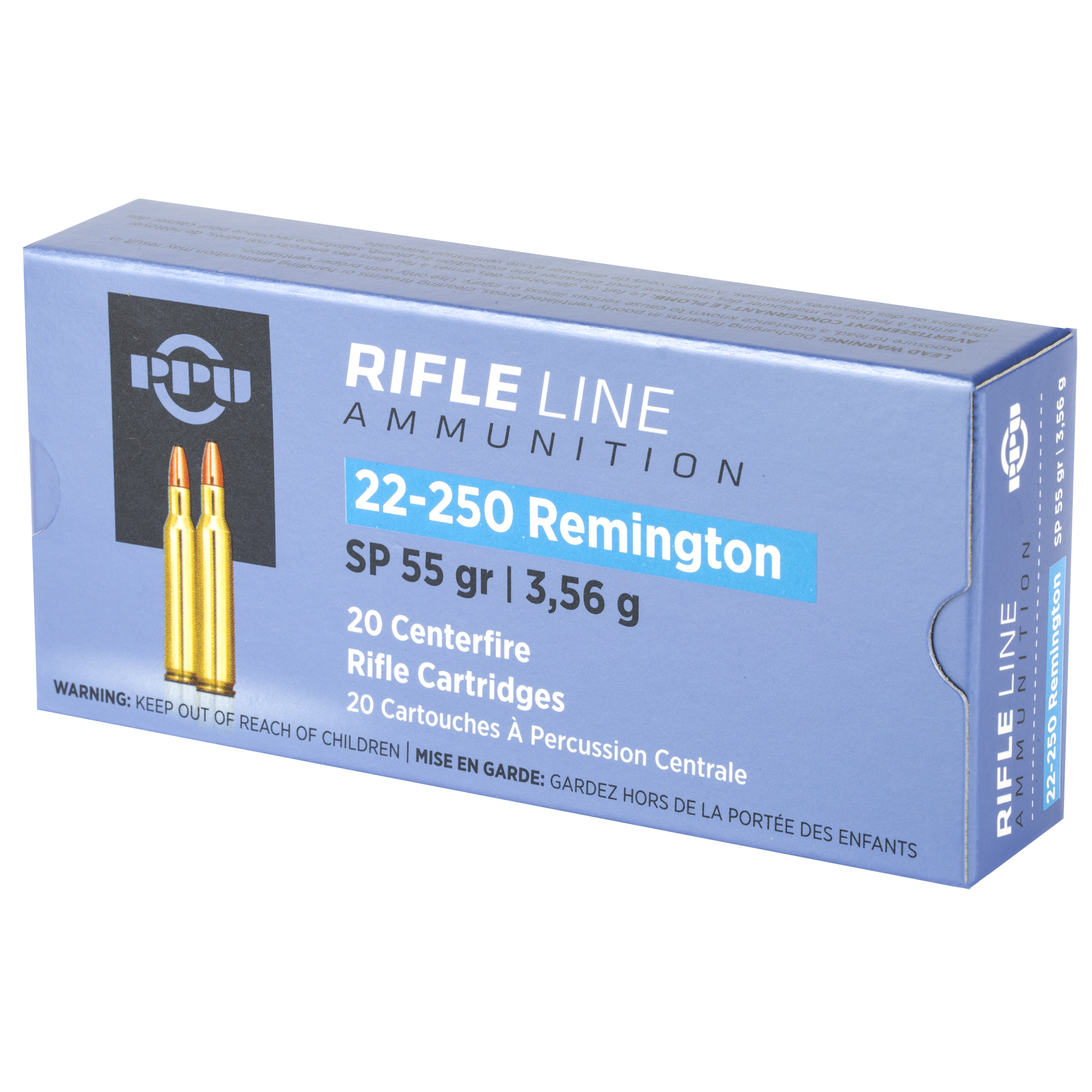 PPU 22-250REM SP 55GR 20/200 - Image 3
