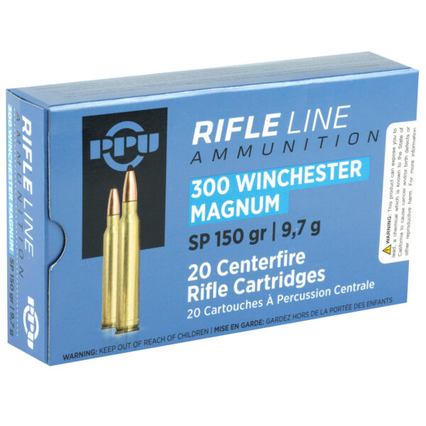 Alternative view of PPU 300WIN MAG SP 150GR 20/200