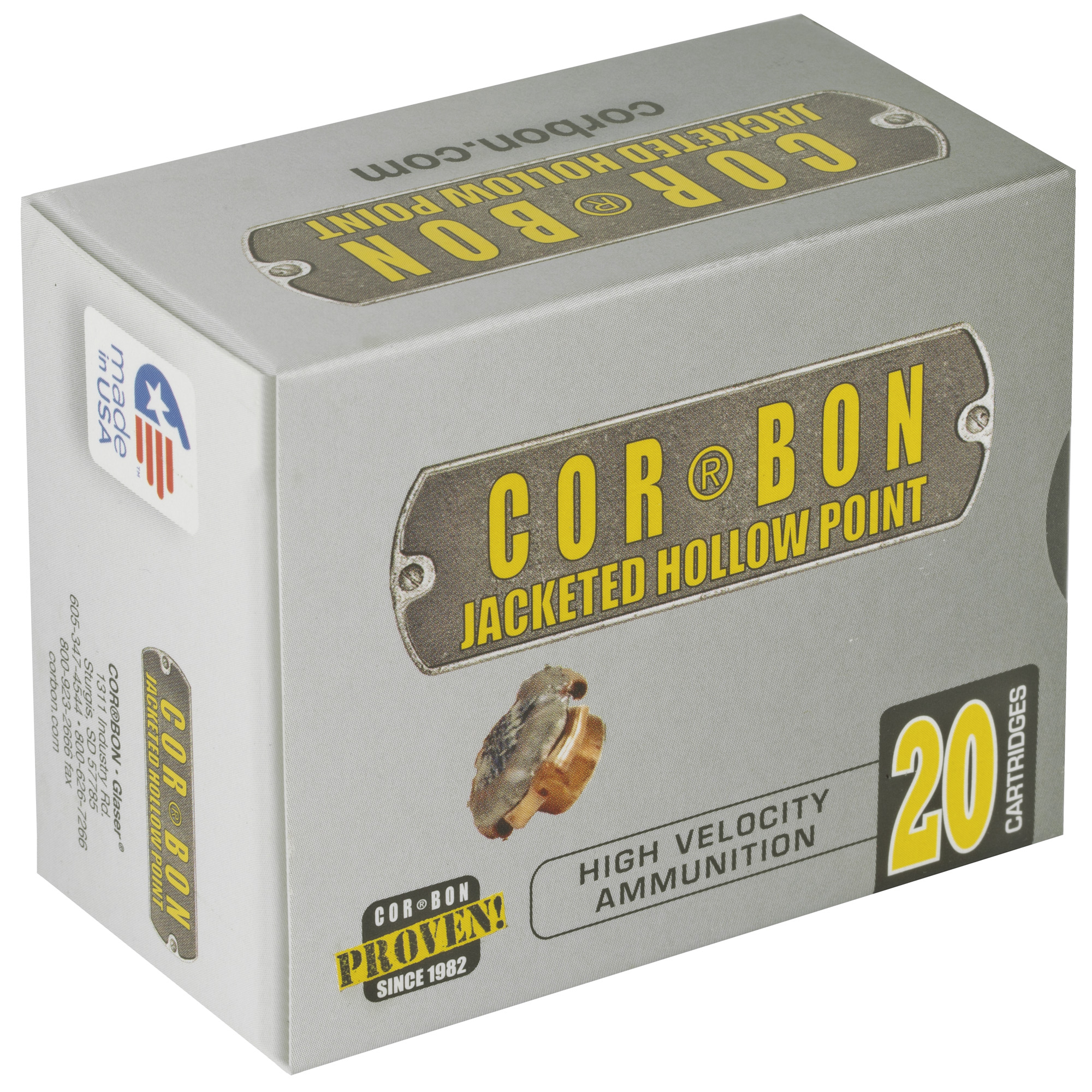 CORBON 357MAG 140GR JHP 20/500 - Image 2