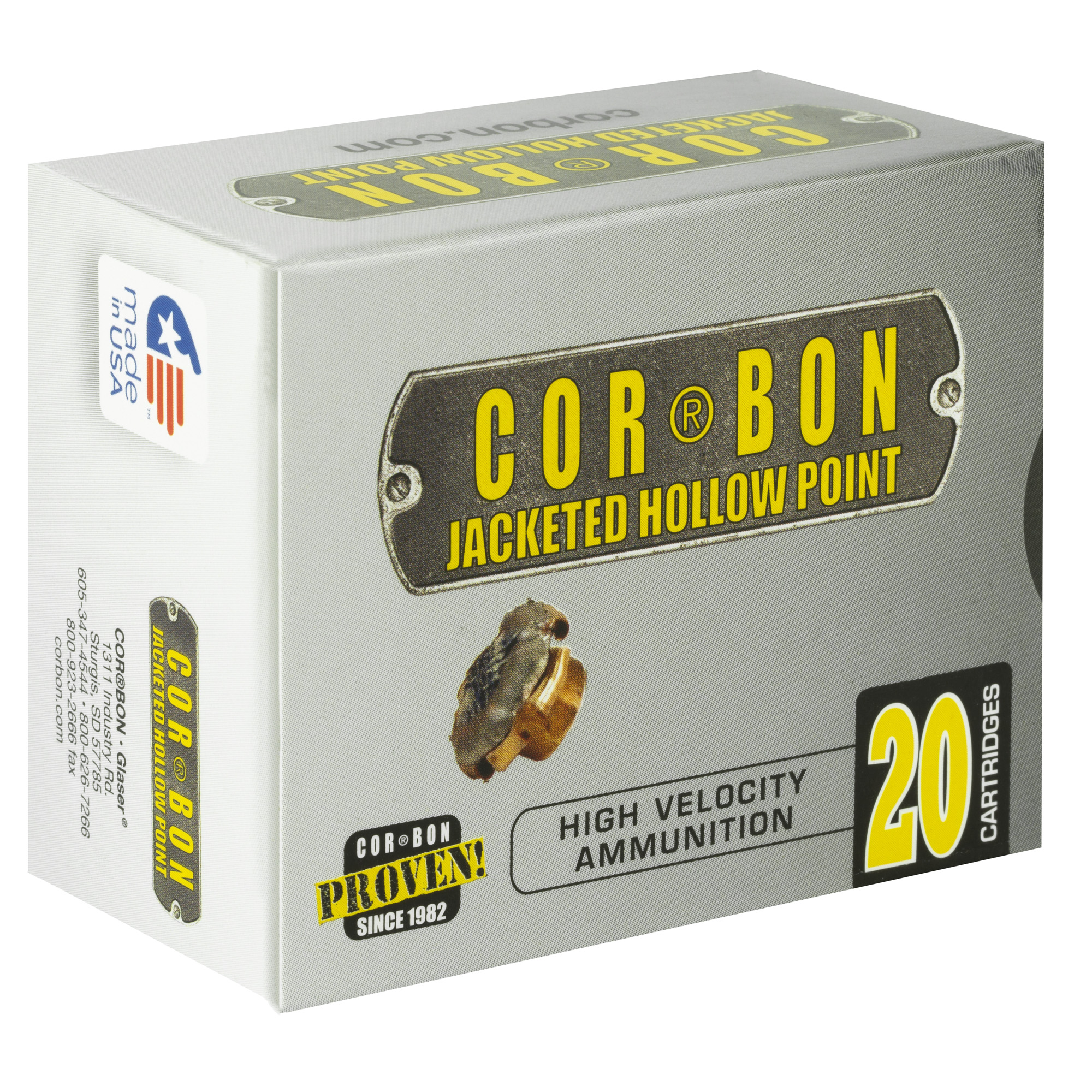 CORBON 38SPL+P 125GR JHP 20/500 - Image 2