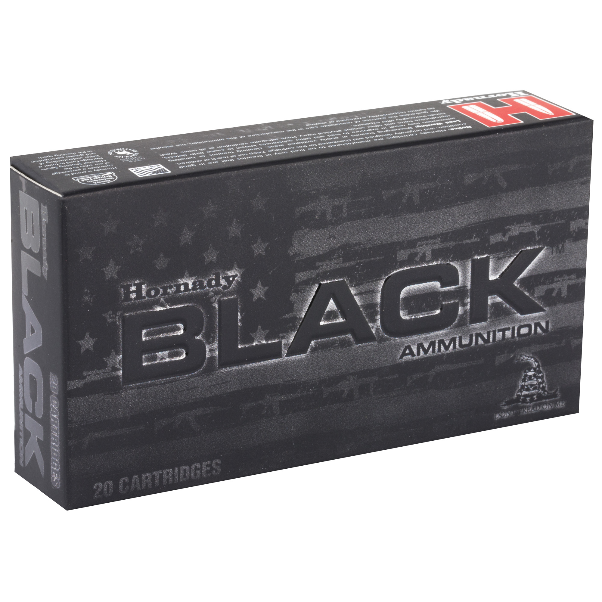 HRNDY BLACK 223REM 62GR FMJ 20/200 - Image 2