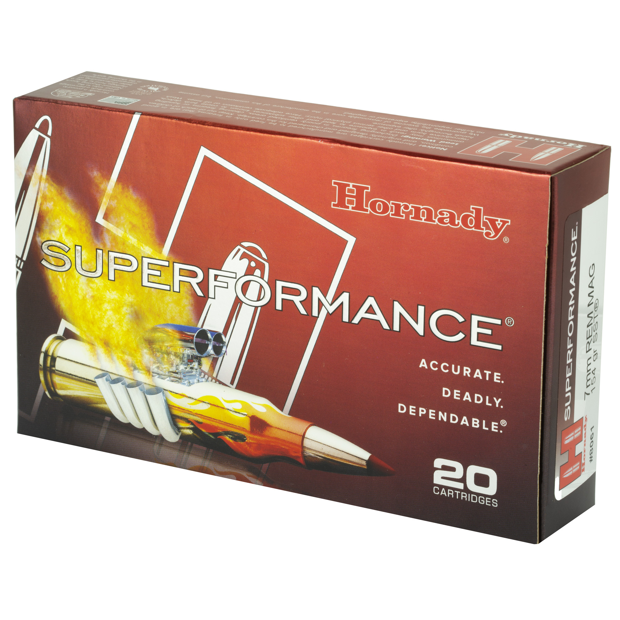 HRNDY SF 7MM MAG 154GR SST 20/200 - Image 3