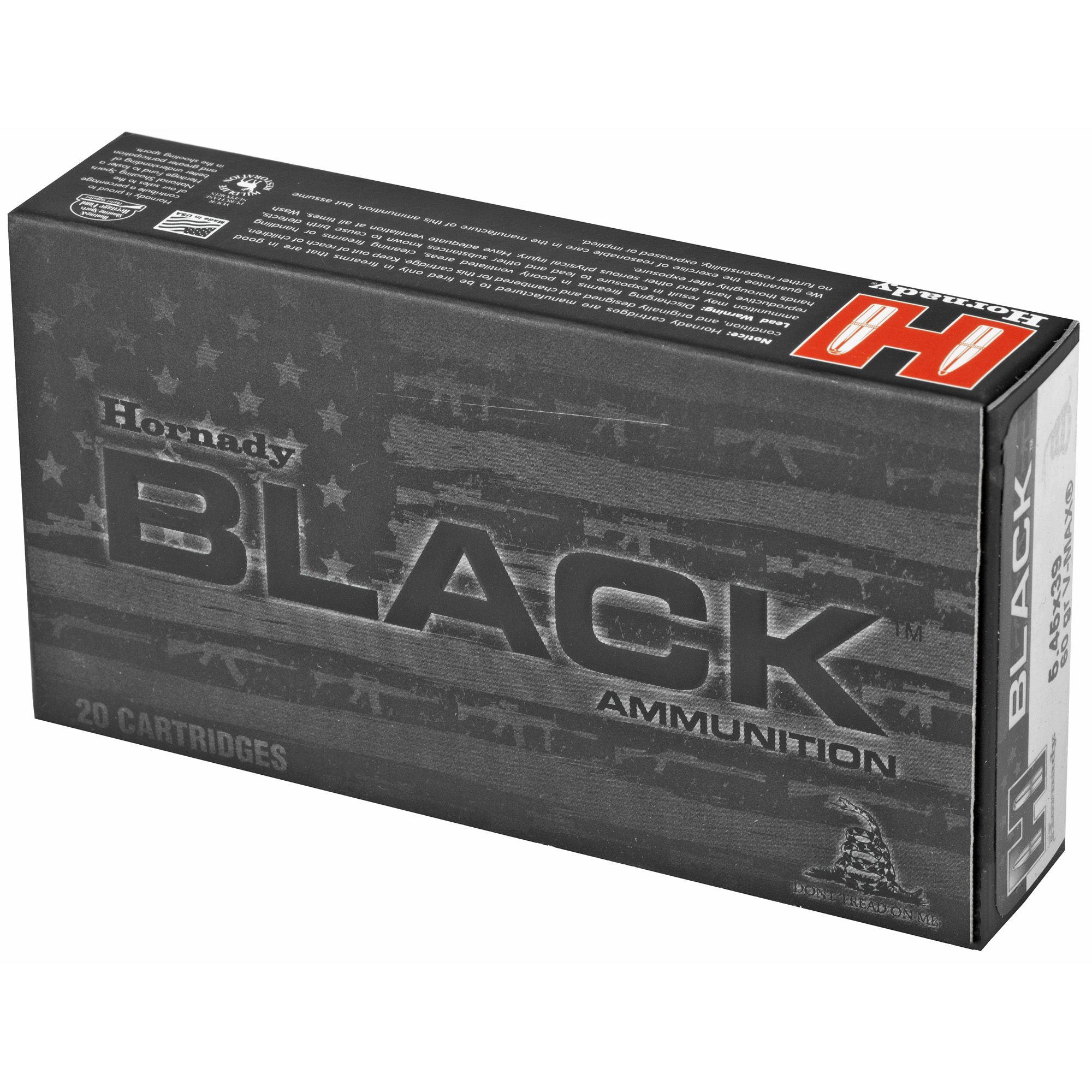 HRNDY BLACK 5.45X39 60GR VMAX 20/200 - Image 3