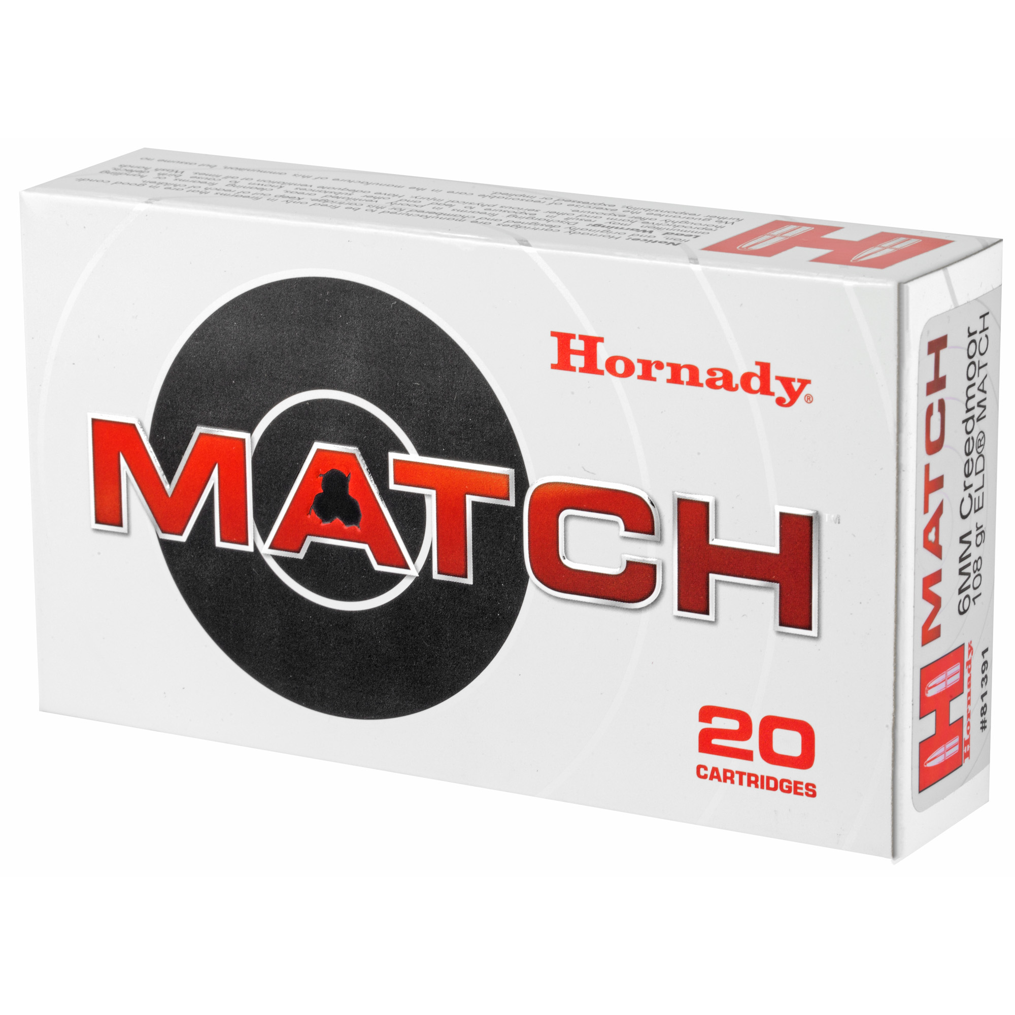 HRNDY 6MM CREED 108GR ELD-M 20/200 - Image 3