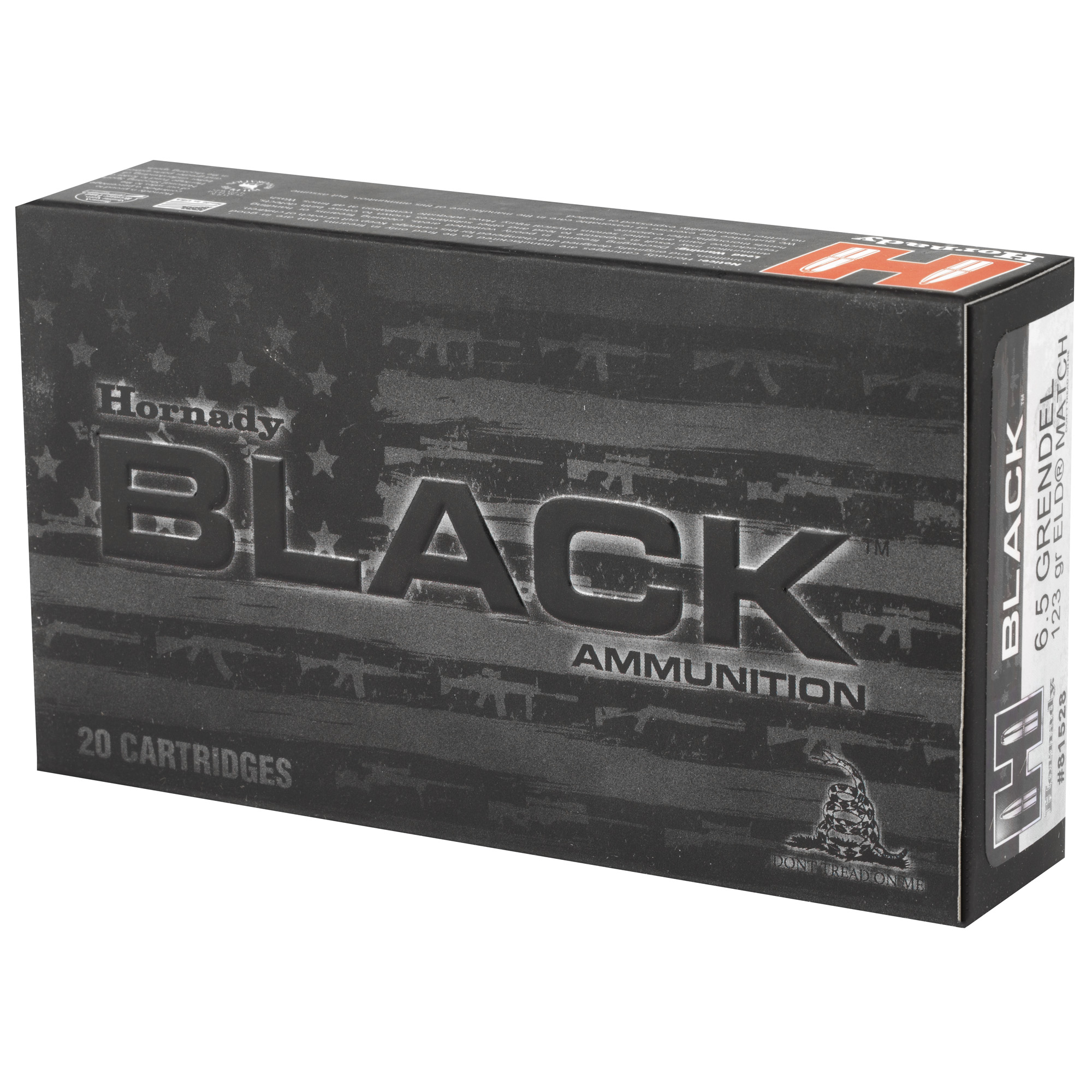 HRNDY BLACK 6.5GREN 123GR ELD 20/200 - Image 3