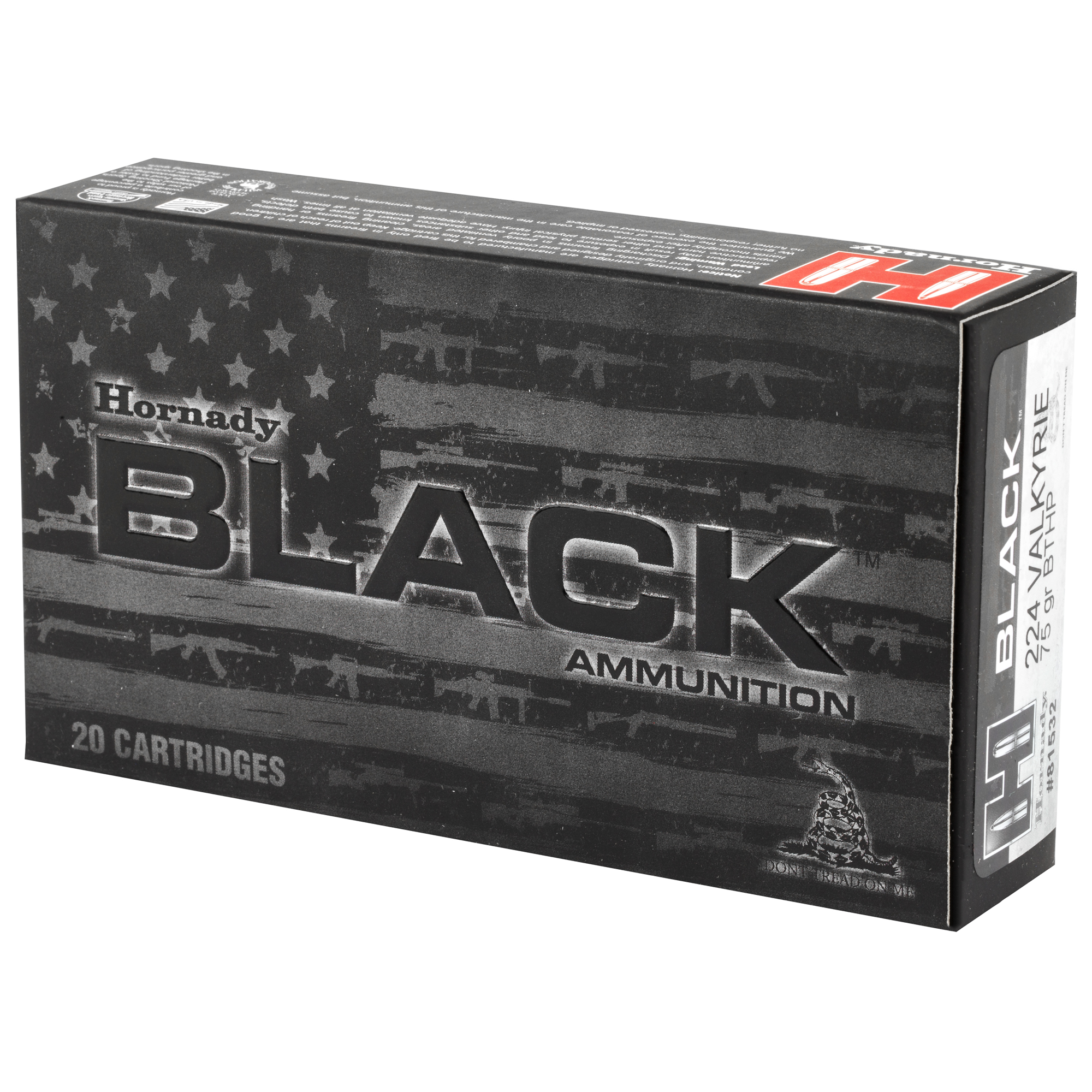 HRNDY BLACK 224VLK 75GR BTHP 20/200 - Image 3
