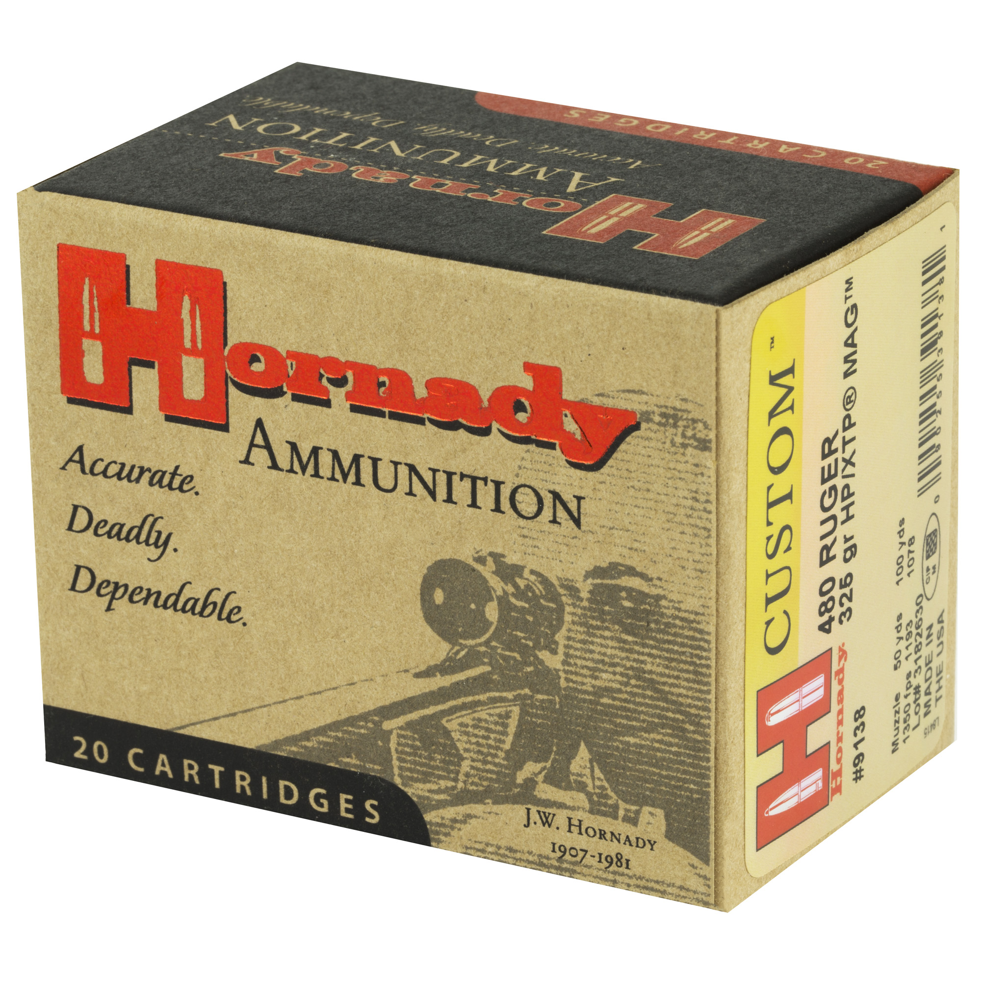 HRNDY 480 RUGER 325GR XTP 20/200 - Image 3