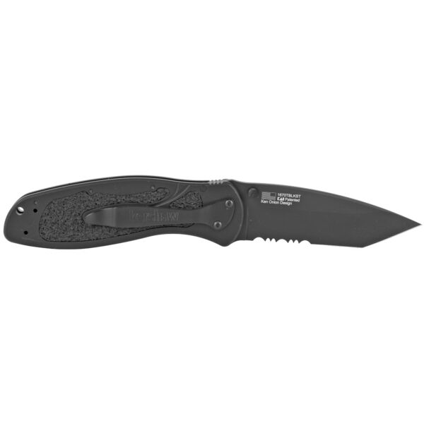 Alternative view of KERSHAW BLUR TANTO 3.4 BLK/BLK SERR