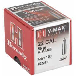 Alternative view of HRNDY V-MAX 22 CAL .224 55GR 100CT