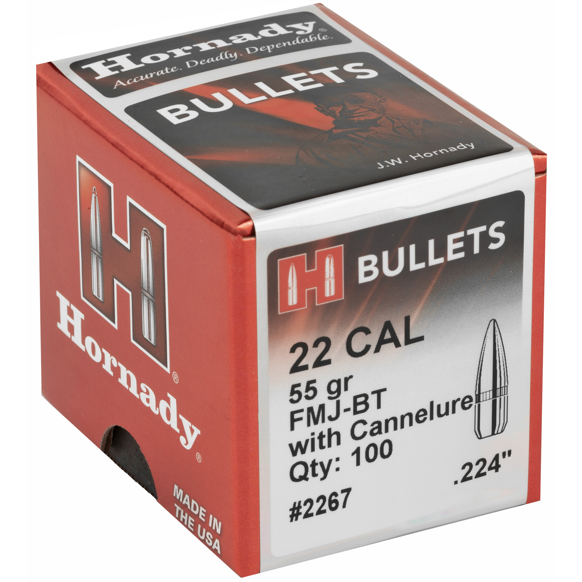 HRNDY 22CAL .224 55GR W/C 100CT - Image 2