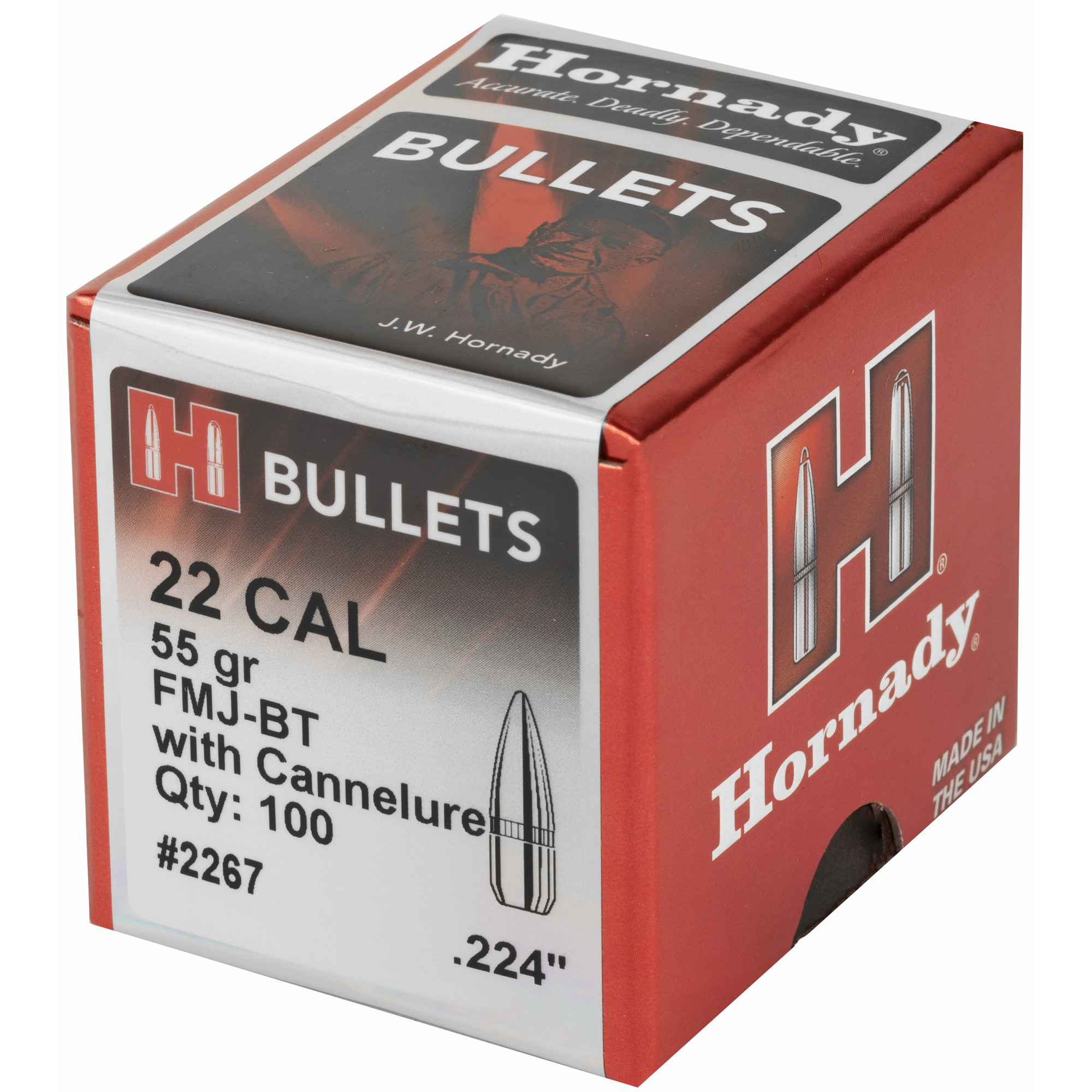 HRNDY 22CAL .224 55GR W/C 100CT - Image 3