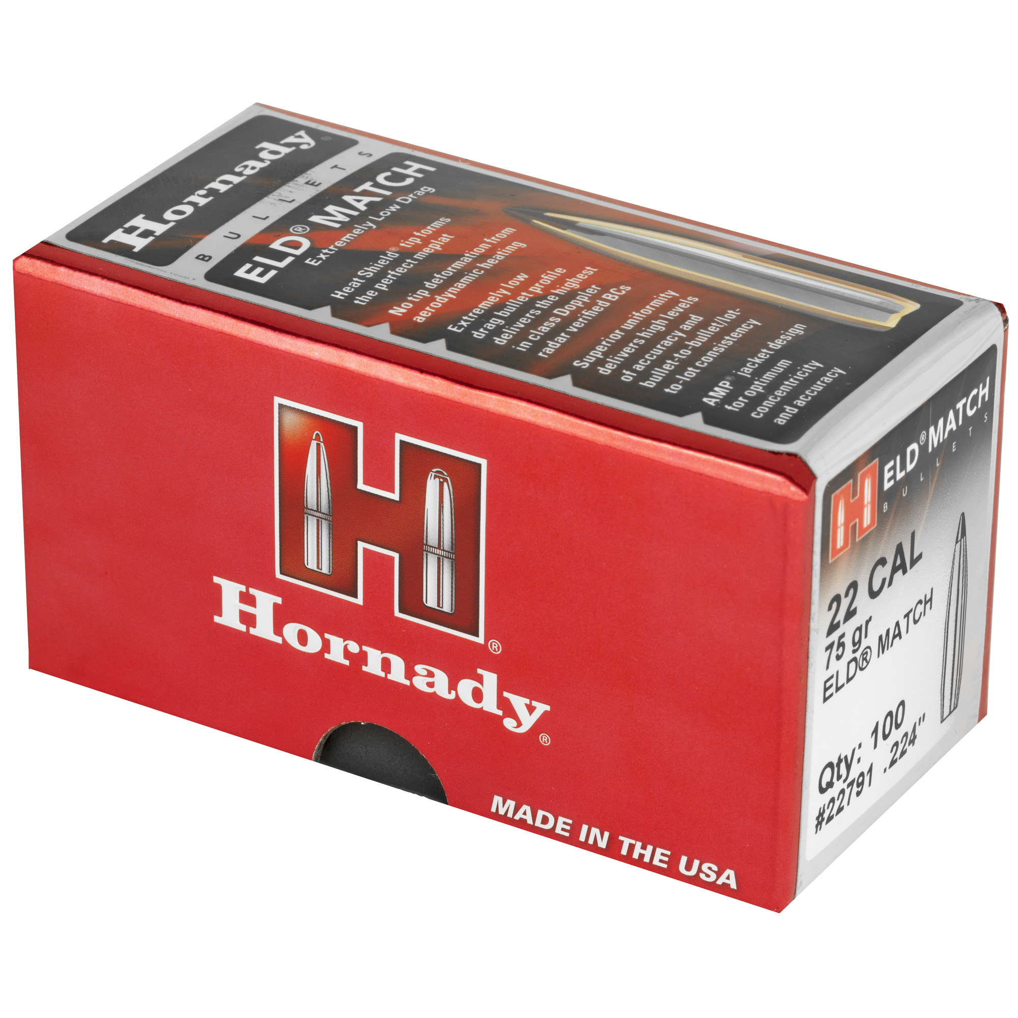 HRNDY ELD-M 22CAL .224 75GR 100CT - Image 3