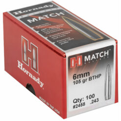 Alternative view of HRNDY MATCH 6MM .243 105GR 100CT