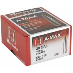 Alternative view of HRNDY MATCH A-MAX 30CAL 168GR 100CT