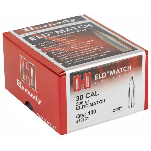 Alternative view of HRNDY ELD-M 30CAL .308 208GR 100CT