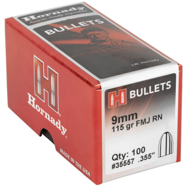 Alternative view of HRNDY FMJ-RN 9MM .355 115GR 100CT