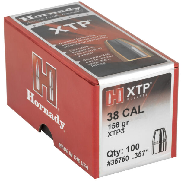 Alternative view of HRNDY XTP 38CAL .357 158GR 100CT